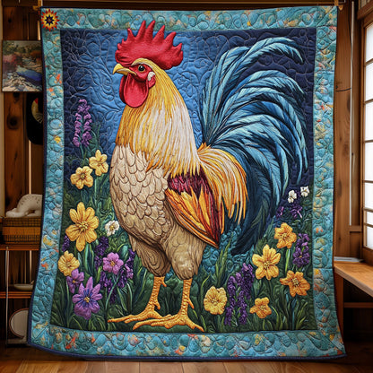 Blue Chicken WY1911062CL Quilt