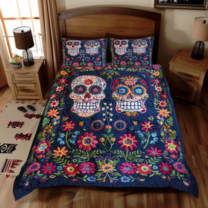 Sugar Skulls WJ1109036CL Duvet Cover Set