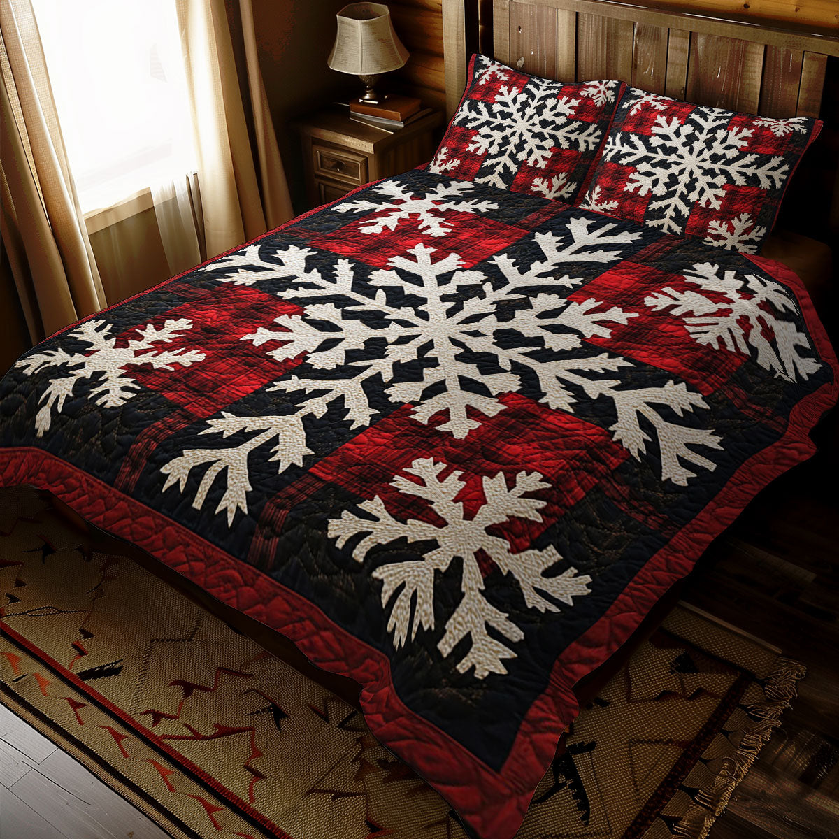 Christmas Snowflake WJ1411033CL Duvet Cover Set