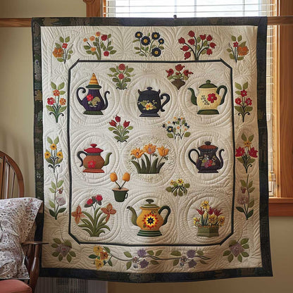 Aesthetic Pots Flower WP3010003CL Quilt