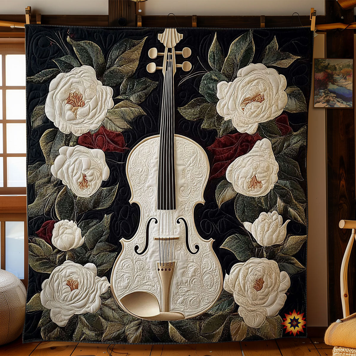 White Violin WY0312041CL Quilt