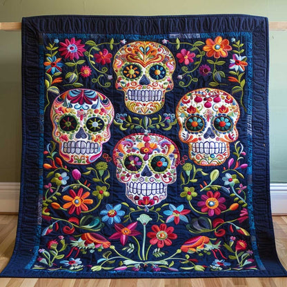 Sugar Skulls WJ1109024CL Quilt
