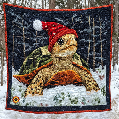 Turtle Christmas WX2211048CL Quilt