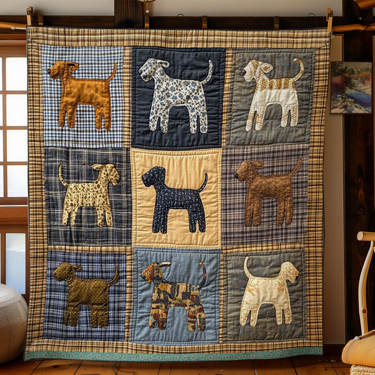 Happy Patch Dog WN2709122CL Quilt