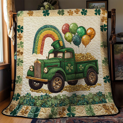 Lucky Green Truck WN2712016CL Quilt