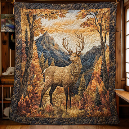 Moose In Autumn WY2101062CL Quilt