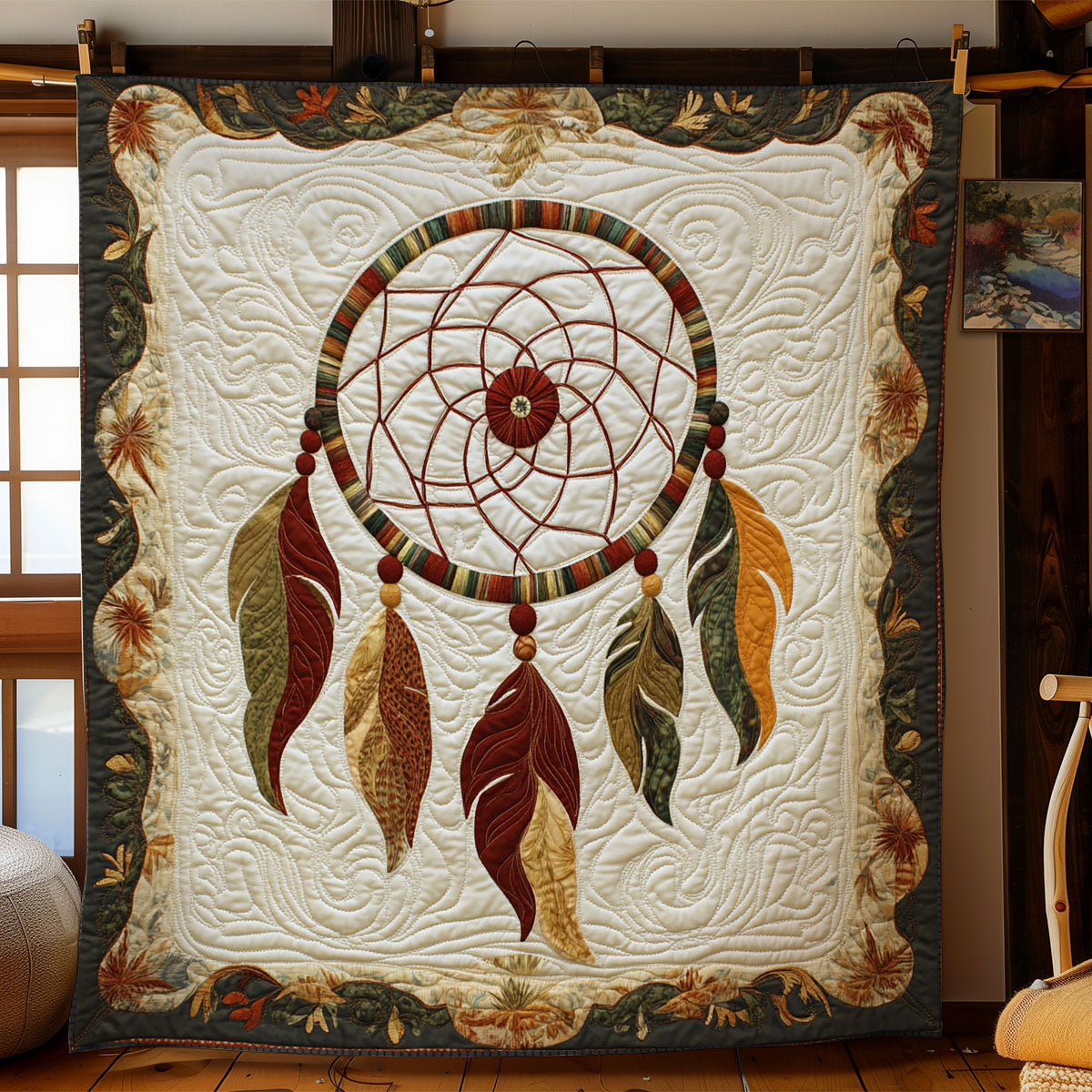 Majestic Feather Dreamcatcher WY1502052CL Quilt