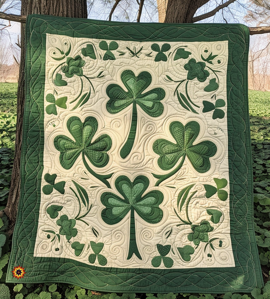 Irish Shamrock WJ0611018CL Quilt