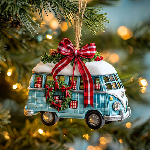 Gift Route Camper Van WN0411037CL Christmas Ornament