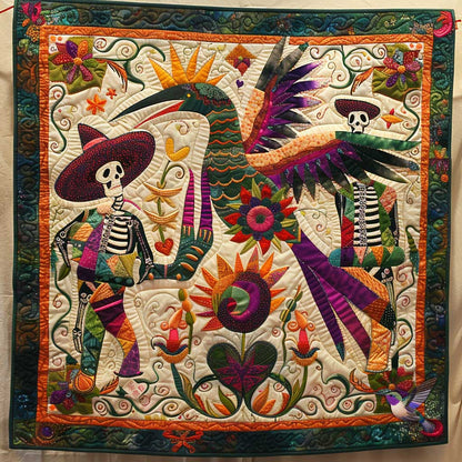 Hummingbird Skeleton Serenade WN2110036CL Quilt