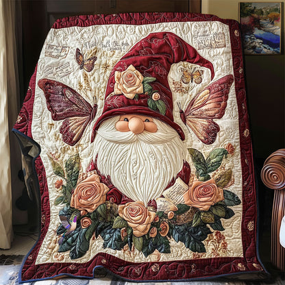 Miraculous Gnome In Garden WY2712042CL Quilt