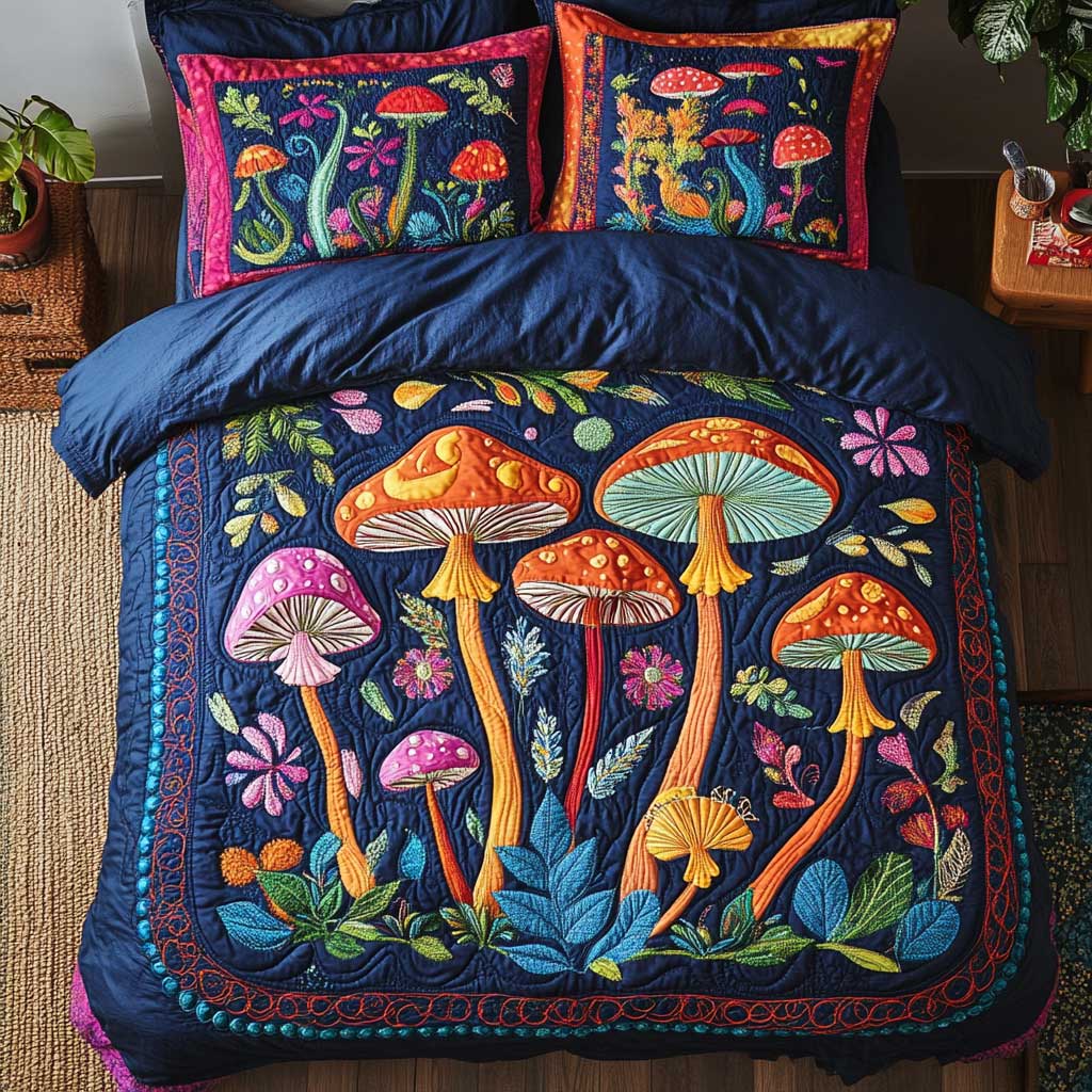 Mushroom Forest WP1501020CL Duvet Cover Set