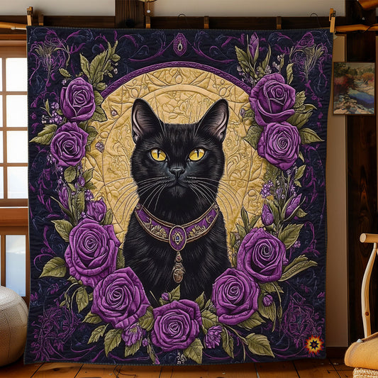 Mysterious Black Cat WY3110022CL Quilt