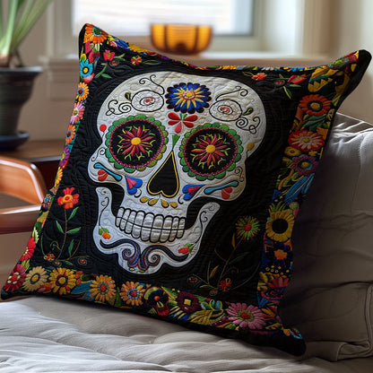 Calavera Sugar Skull WJ2009035CL Quilt Pillow Case