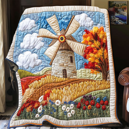 Windy Flower Field WP2112030CL Quilt