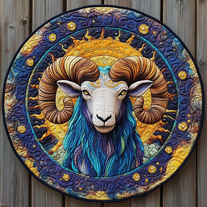 Cosmic Goat CP170494CL Quilted Round Mat