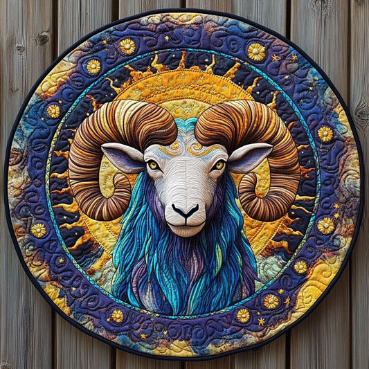 Cosmic Goat CP170494CL Quilted Round Mat