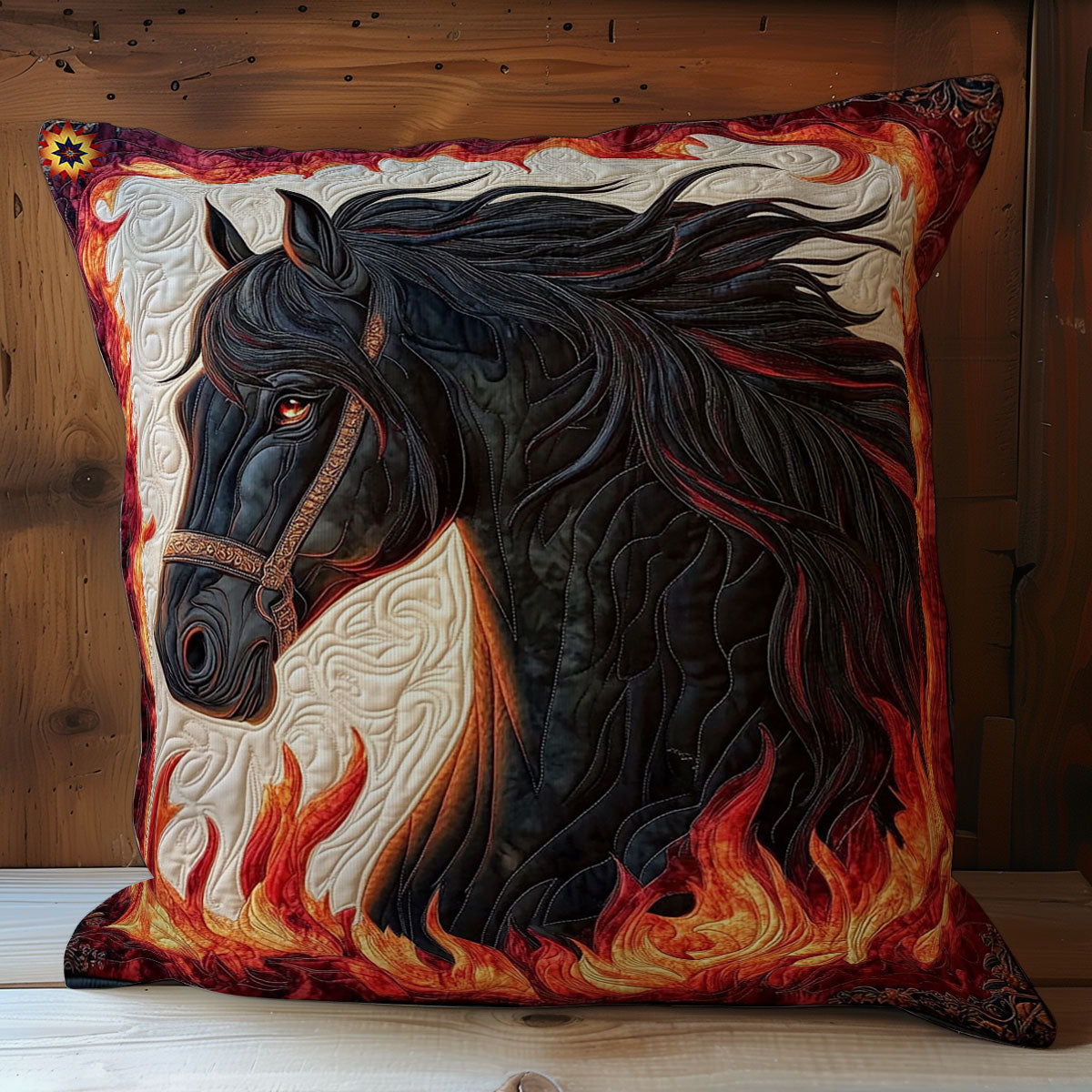 Fire Horse WY0312128CL Quilt Pillow Case