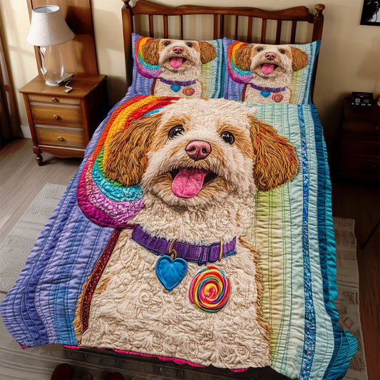 Happy Poodle WX1212080CL Duvet Cover Set
