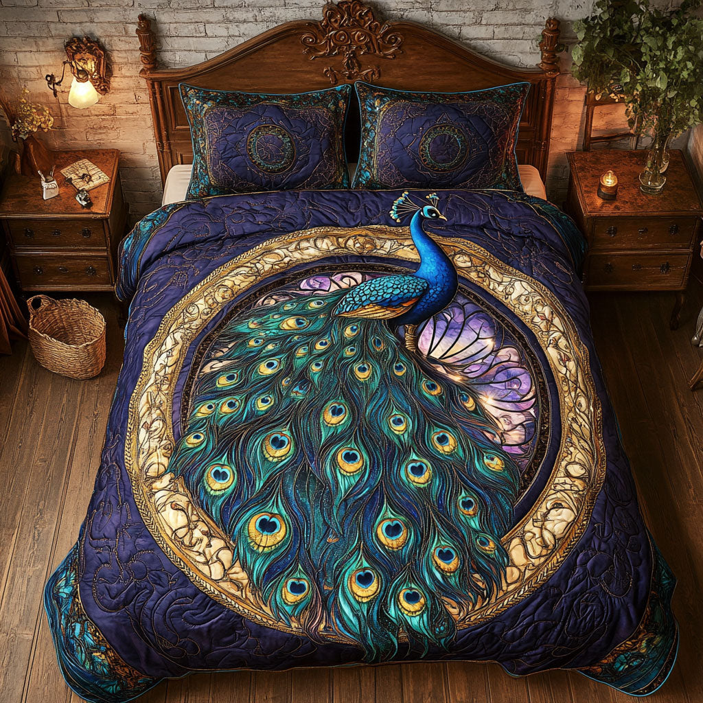 Peacock Love WT1701008CL Duvet Cover Set