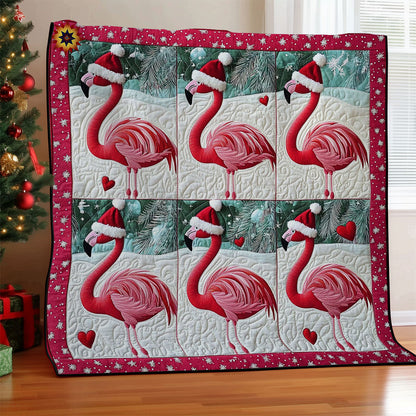 Christmas Flamingo WY0612017CL Quilt