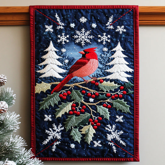 Christmas Cardinal WJ2211042CL Quilted Table Runner