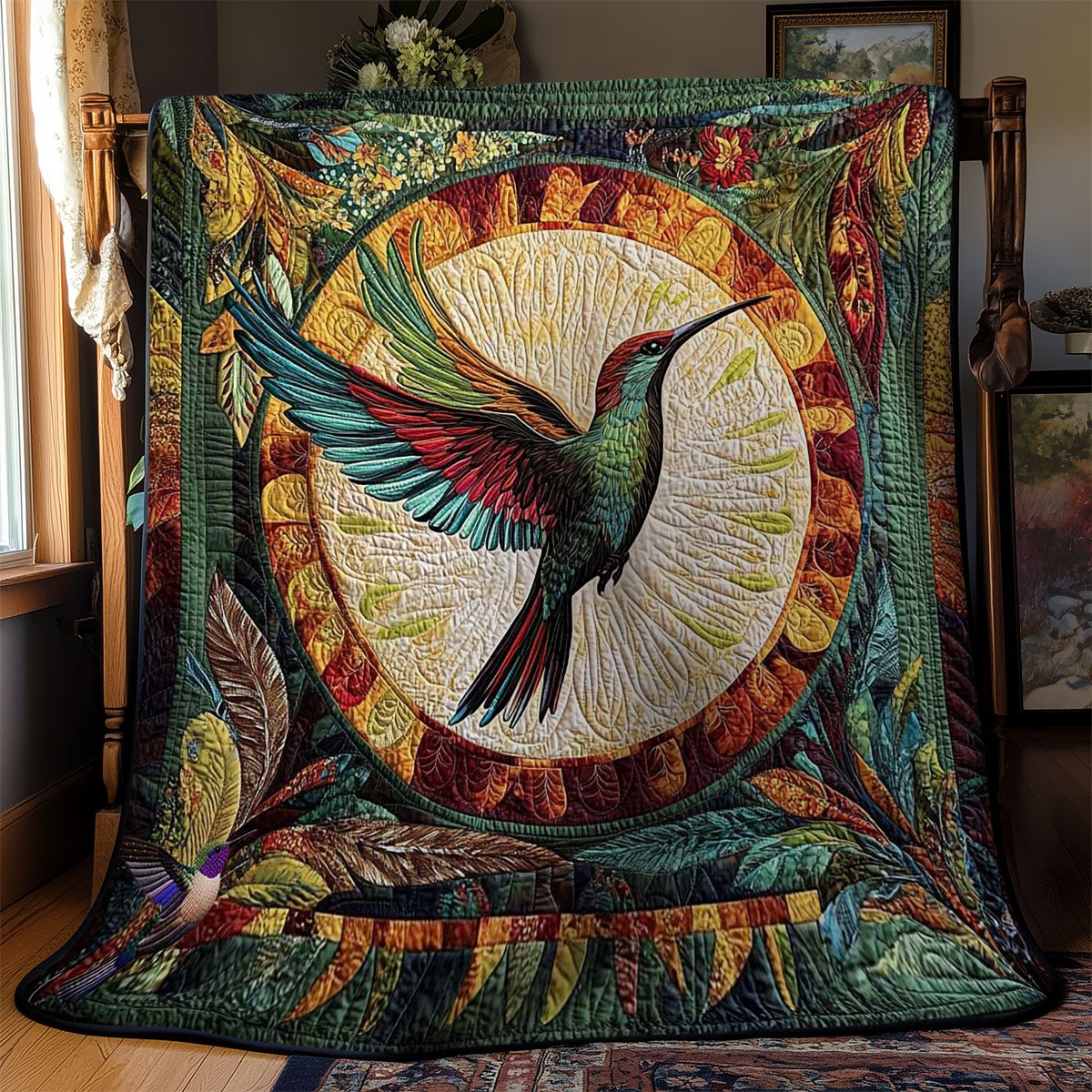 Hummingbird Feather Breeze WM1010012CL Quilt