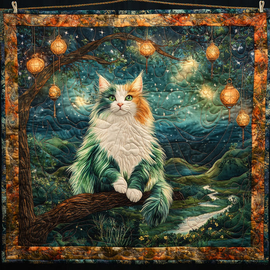 Cat Dreamy Night WT07030116CL Quilt