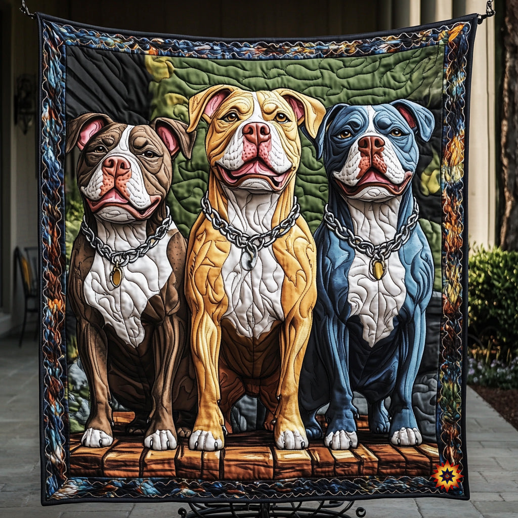 Pitbull Gang WU0611044CL Quilt
