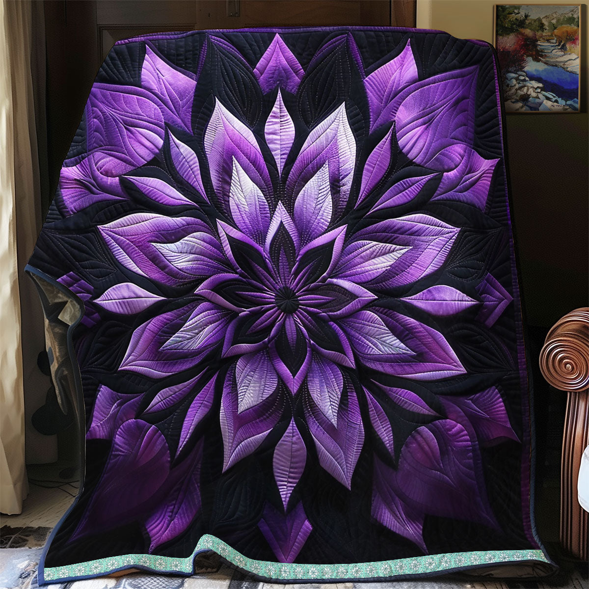 Mystic Purple Aura WN1309032CL Quilt