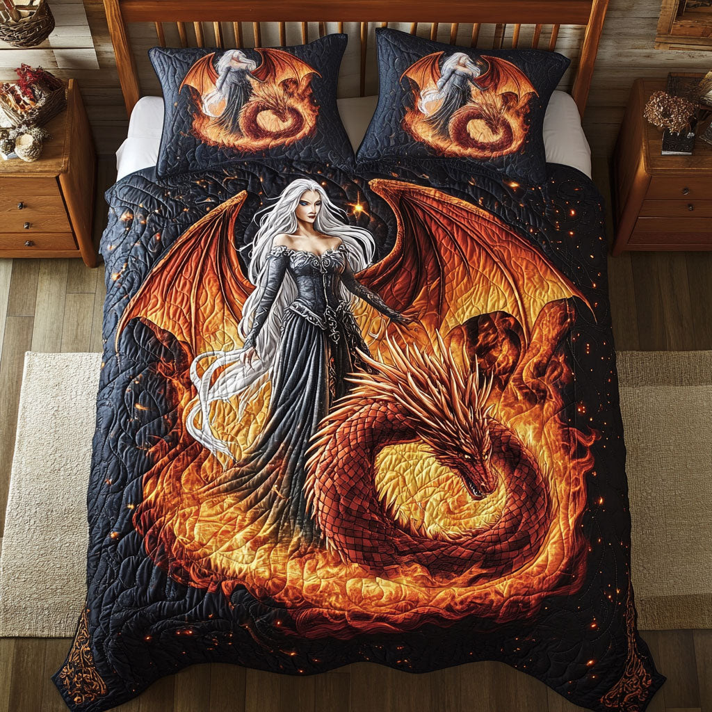 Queen And Dragon WY1202058CL Duvet Cover Set