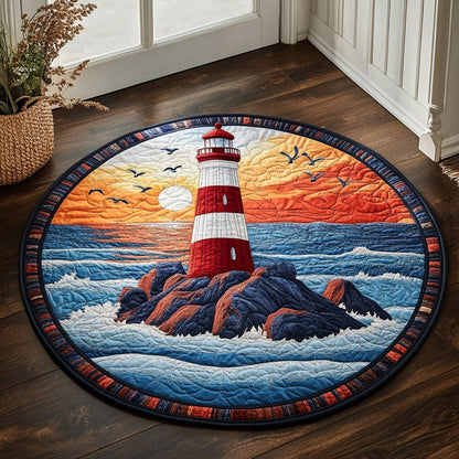 Seaside Guardian Glow CW1407039CL Quilted Round Mat