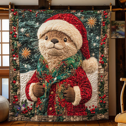 Otter Yuletide Glow WN2012007CL Quilt