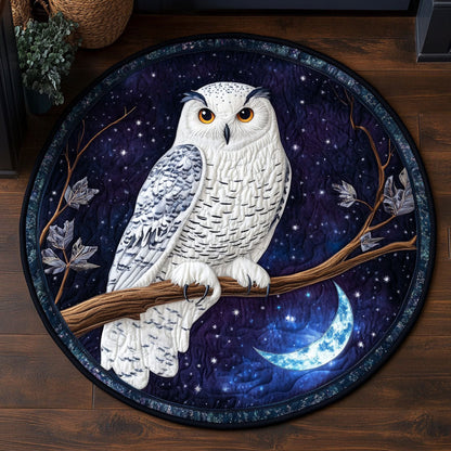 Snow Owl CW2107034CL Quilted Round Mat