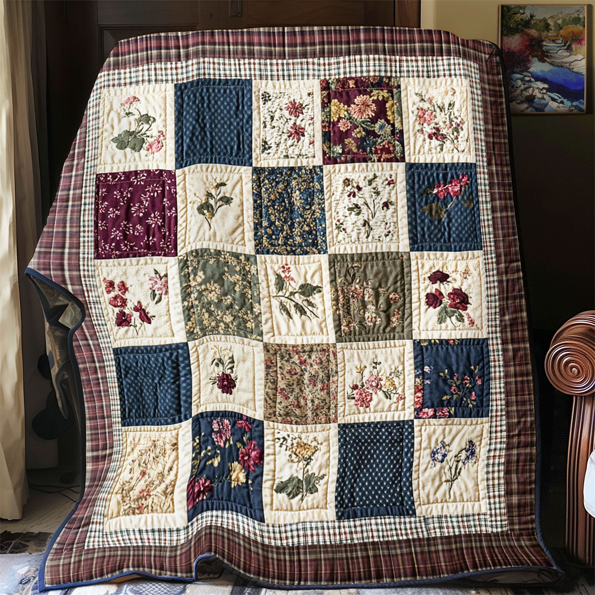 Flowers Garden WY1302018CL Quilt