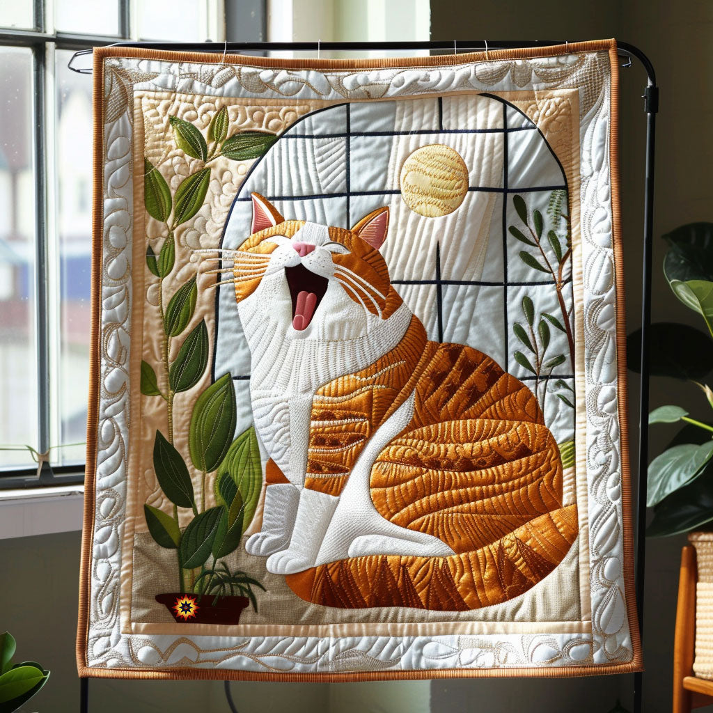 Yawning Cat WJ2410023CL Quilt