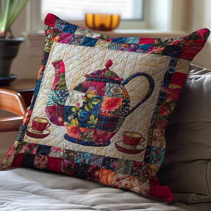 Patchwork Teaset WJ1109041CL Quilt Pillow Case