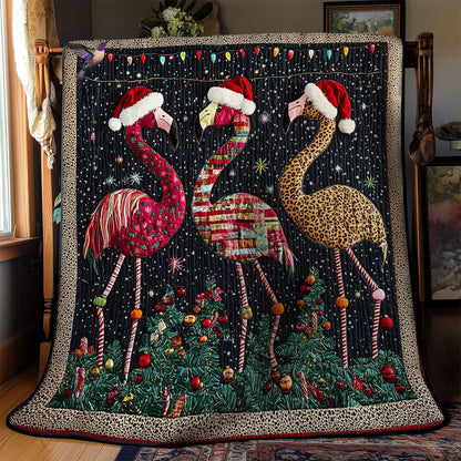 Jolly Flamingo Cheer WN1112034CL Quilt