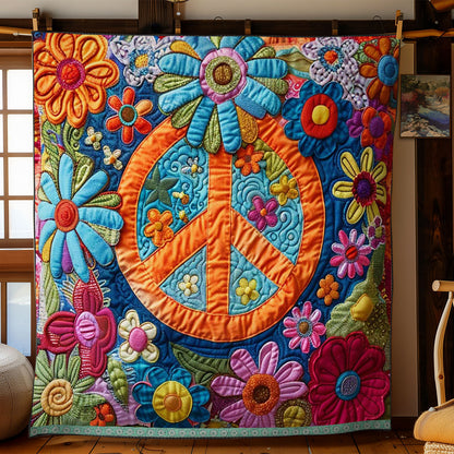 Trippy Hippie Sign WJ2809024CL Quilt