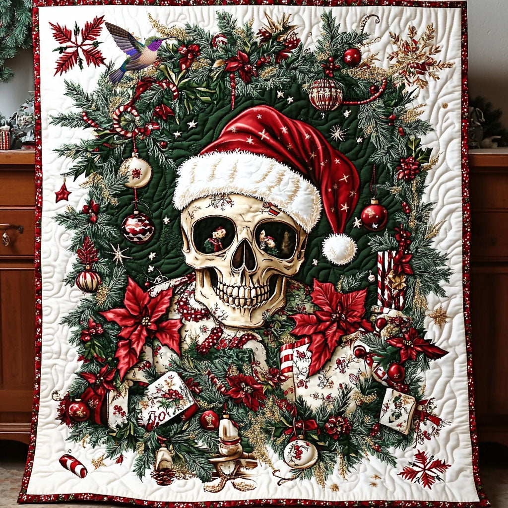 Skull Christmas WX2310009CL Quilt