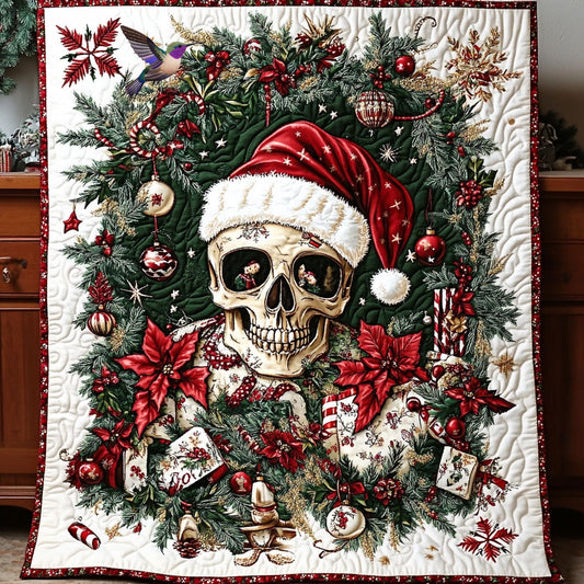Skull Christmas WX2310009CL Quilt