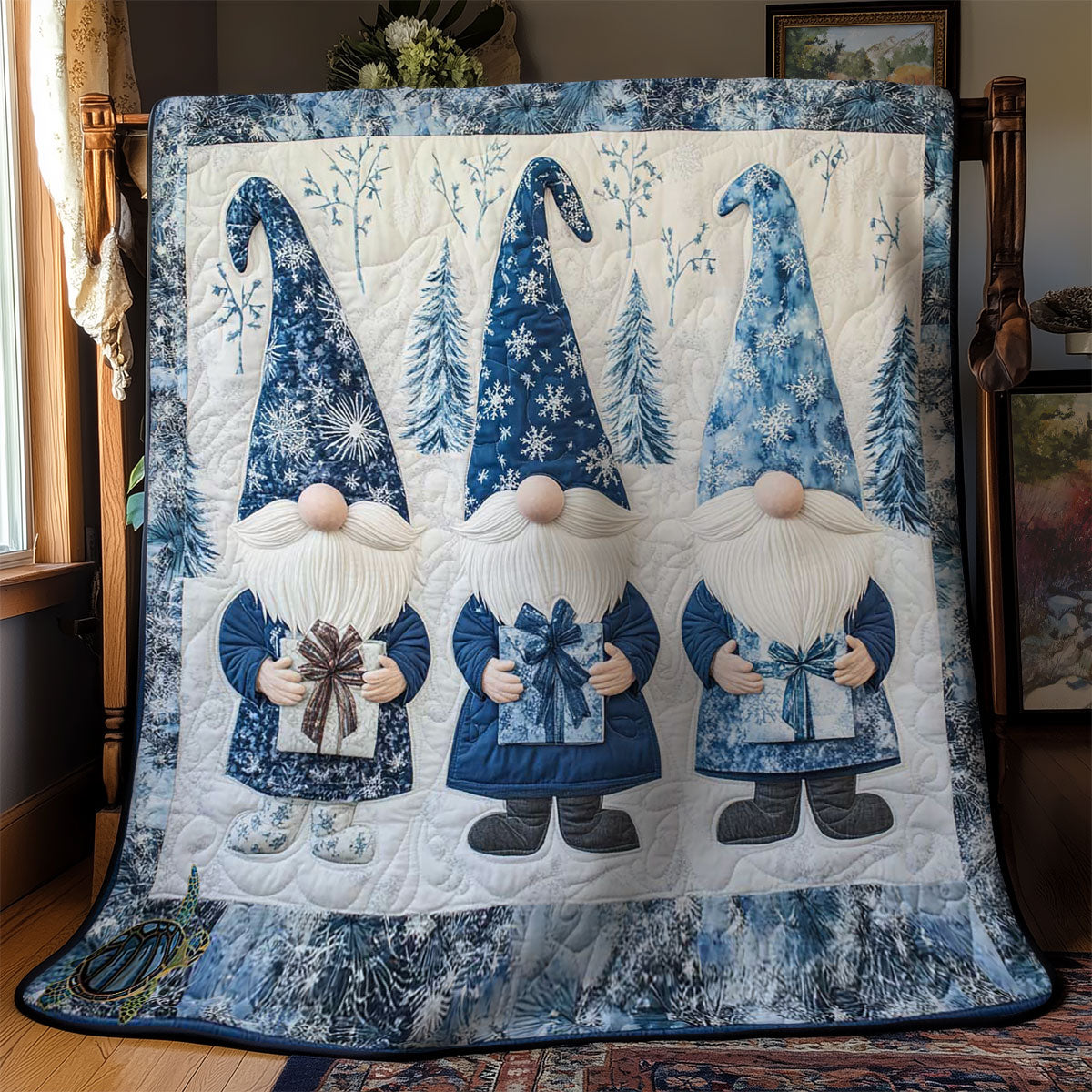 Frosty Gnomes WN0512068CL Quilt