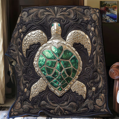 Mystic Gemstone Turtle WY2702095CL Quilt