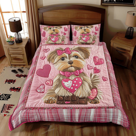 Yorkshire Terrier Heart WX2512123CL Duvet Cover Set