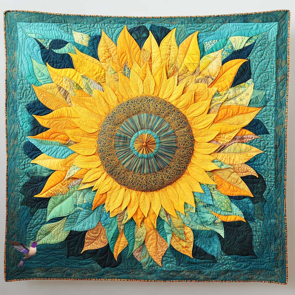 Blooming Sunflower WN0711097CL Quilt