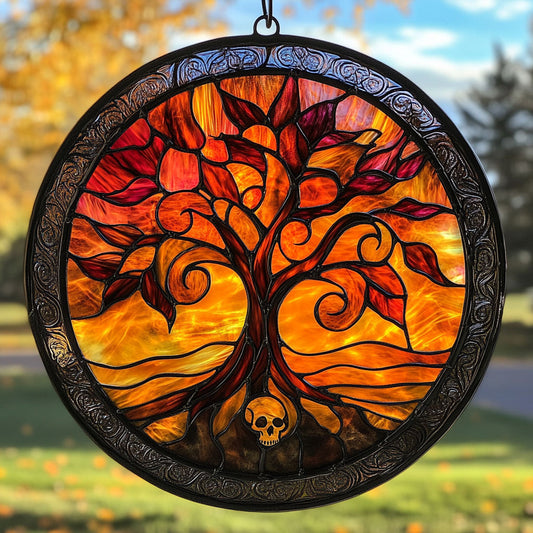 Tree And Skull WY2202227CL Suncatcher
