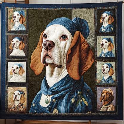 Pearl Basset Hound WN2509105CL Quilt