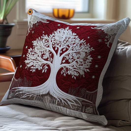 Snow Tree Of Life WY1712071CL Quilt Pillow Case