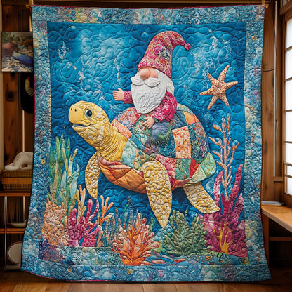 Gnome In Ocean WY0602150CL Quilt