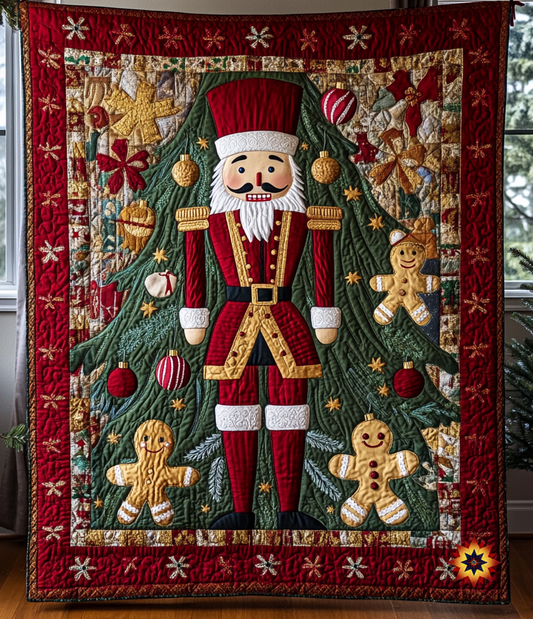 Festive Nutcracker WU1812013CL Quilt